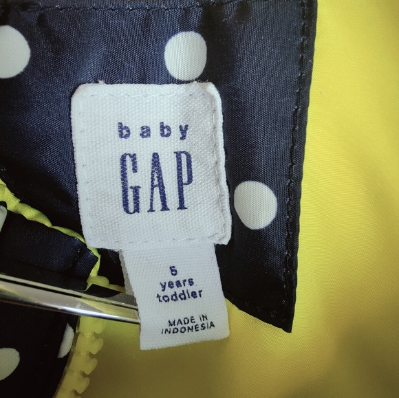 Baby GAP Toddler Navy Polkadot Puffer Vest, Sz 5 Toddler - Picture 9 of 10